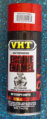 VHT SP123 Engine Enamel Chevy Orange High Temp 11 oz - Kustom Paint Supply