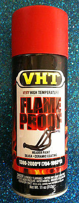 VHT Exhaust Flameproof Paint Flat Red High Temp SP109 11 oz - Kustom Paint Supply