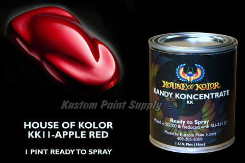 House of Kolor KK11 Apple Red Ready to Spray Pint Can