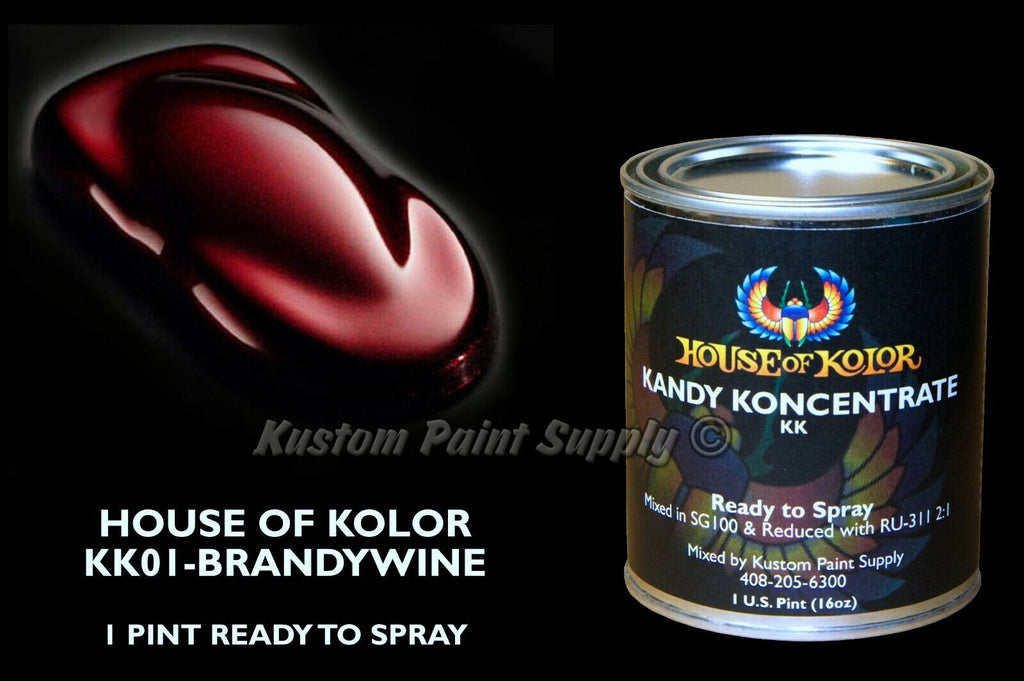 House of Kolor Kbc01-4Z Brandywine Kandy B/C Ready To Spray 4 Ounce Bottle