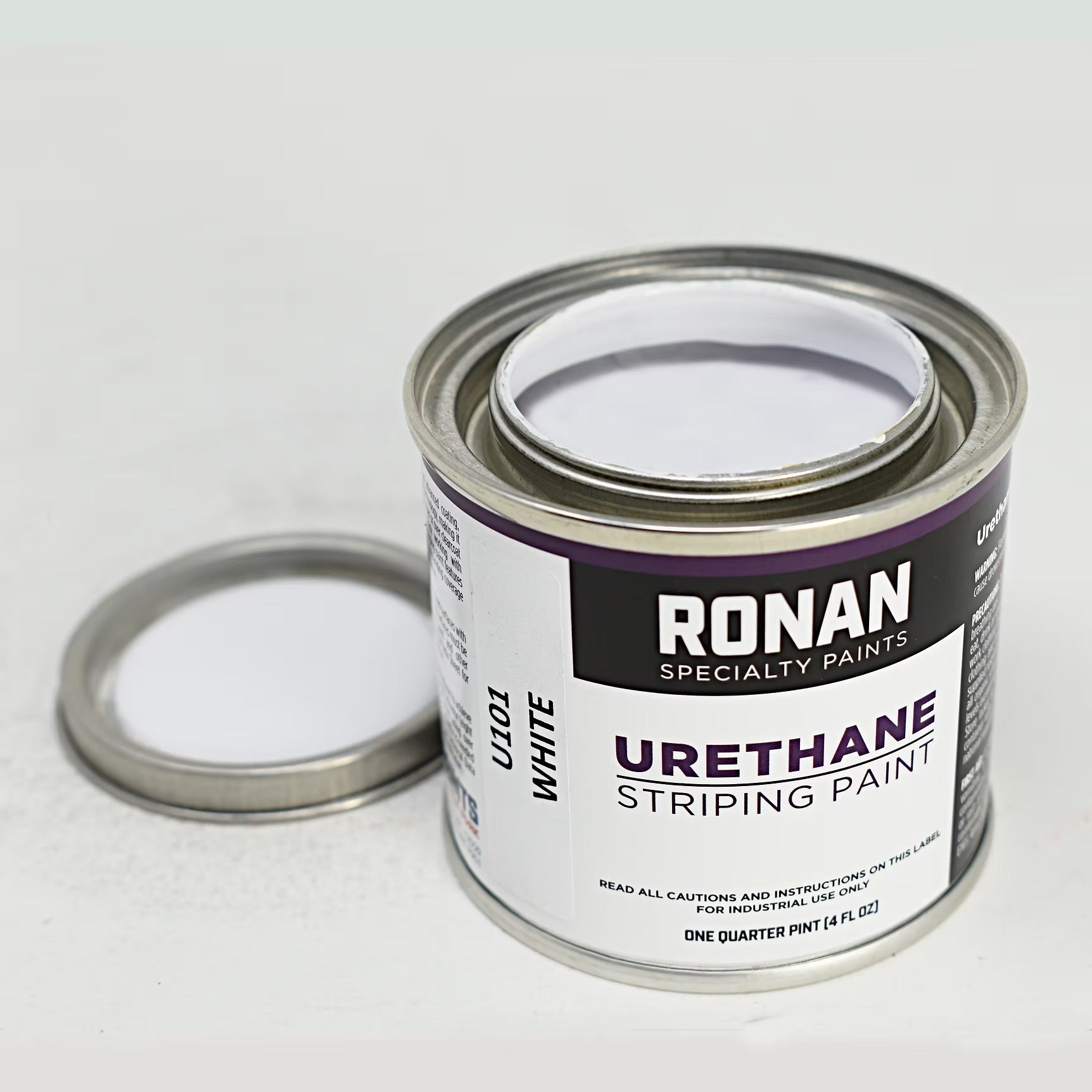 White U101 Urethane Striping Paint 4oz