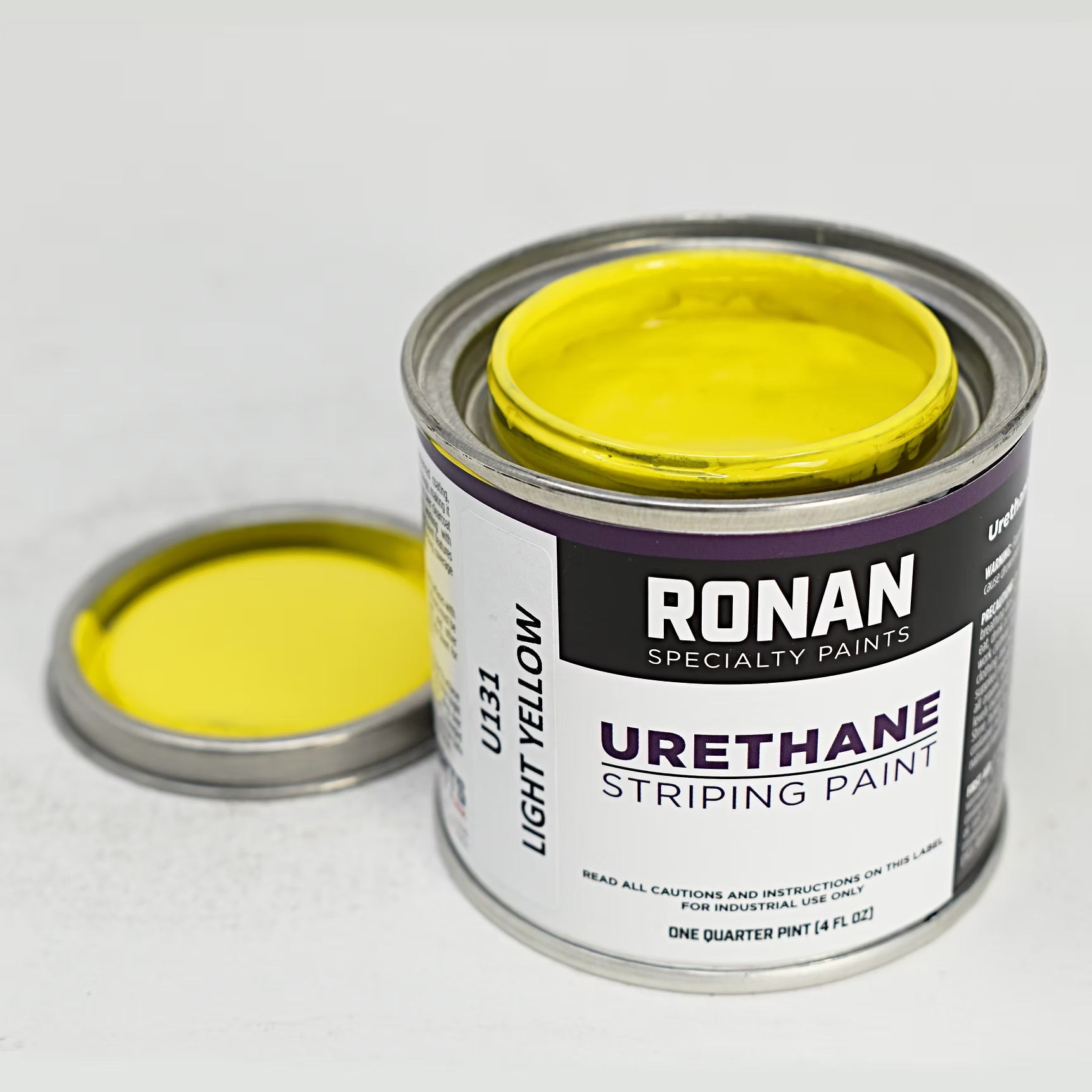 Light Yellow U131 Urethane Striping Paint 4oz