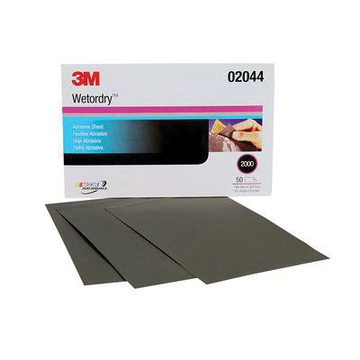 3M 02044 Wetordry 2000 Grit Micro-Fine Sand Paper