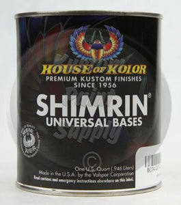 House of Kolor PBC36 TruBlue Pearl Shimrin Basecoat 1 Quart - Kustom Paint Supply