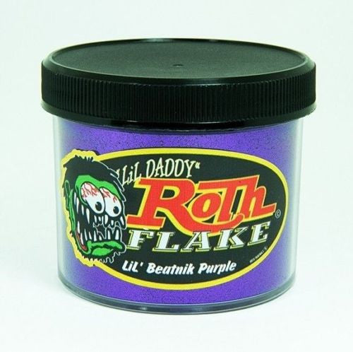 2oz - Lil' Daddy Roth Metal Flake - Beatnik Purple - Kustom Paint Supply