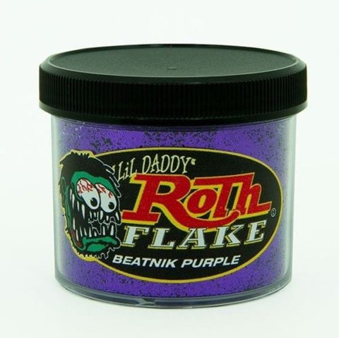 2oz - Lil' Daddy Roth Metal Flake - Beatnik Purple - Kustom Paint Supply