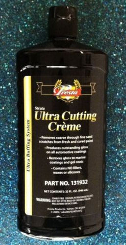Presta 131932 Ultra Cutting Creme Buffing Compound 1 qt - Kustom Paint Supply
