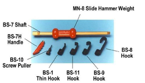 Morgan Number 59 Nokker Slide Hammer Kit, Pt# NO-59 - Kustom Paint Supply
