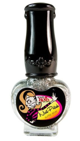 1 Bottle (10ml) - Lil' Daddy Roth Nail Polish - Surfite Silver - Kustom Paint Supply