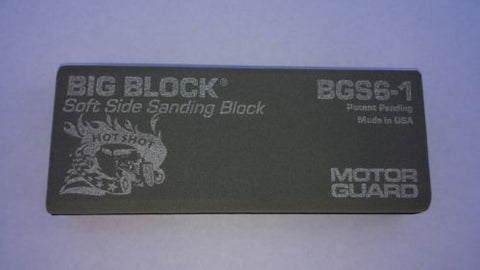 Motor Guard BGS6-1 BIG Block Sanding Block Soft Side - Kustom Paint Supply