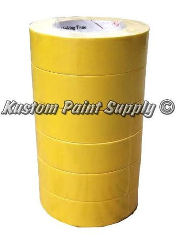3M 06654 1 1/2''   Automotive Refinish Masking Tape  Yellow  1 SLEEVE - Kustom Paint Supply