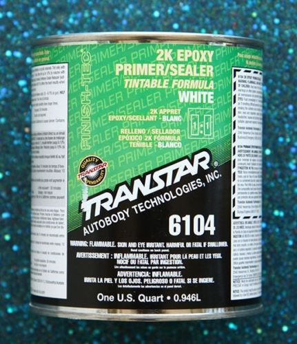 TRANSTAR 6104 2k Epoxy White Primer / Sealer - Kustom Paint Supply