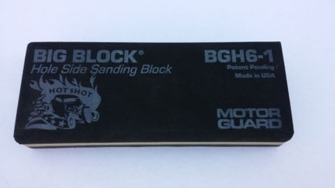 Motor Guard BGH6-1 BIG Block Sanding Block with Holes - Kustom Paint Supply