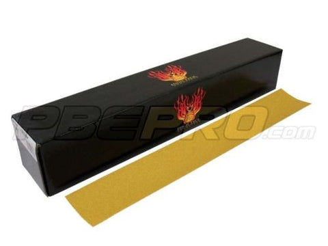 High Teck 175040 Gold File 40 Grit Box 2.75" x 17.5" (50 Ea) Non-PSA - Kustom Paint Supply