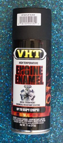 VHT SP130 Engine Enamel Flat Black High Temp 11 oz – Kustom Paint