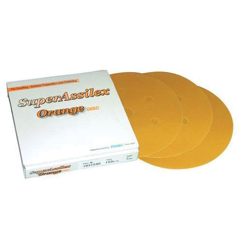 Eagle Abrasives 1931540 6" Super Assilex Discs Orange