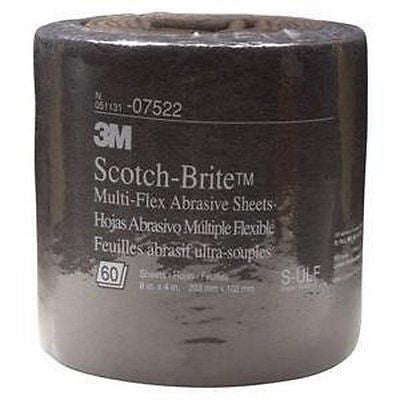 07522 3M Scotch-Brite Gray Hand Pads 8" x 20' - Kustom Paint Supply