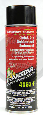 TRANSTAR 4363-F Quick Dry Rubberized Undercoating 24 oz - Kustom Paint Supply