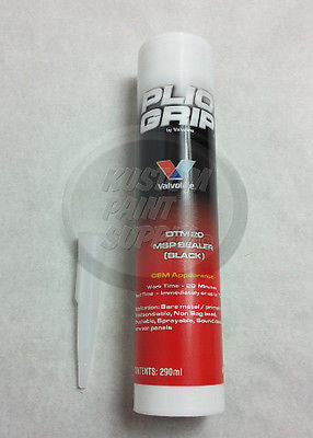 PLIOGRIP 8012 Black DTM 20 1K MSP Seam Sealer 310ml Cartridge - Kustom Paint Supply