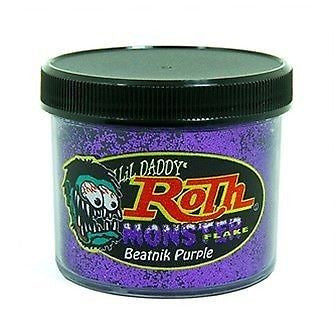 2oz - Lil' Daddy Roth Metal Flake - Beatnik Purple - Kustom Paint Supply