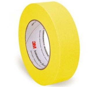 3M 06654 1 1/2''   Automotive Refinish Masking Tape  Yellow  1 SLEEVE - Kustom Paint Supply