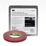 3M 06377 Automotive Attachment Tape 1/2" x 20yds Gray - 1 Roll - Kustom Paint Supply