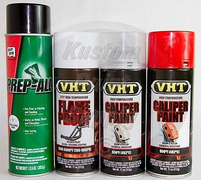 1 Kit - VHT - Real Red Caliper Drum Paint ESW362, SP118, SP730, SP731 –  Kustom Paint Supply