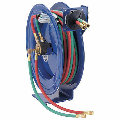 ORS Nasco  100W Series Welding Hand Crank Twin Line Hose Reel, Used With 100  ft Oxygen-Acetylene Twin Line Welding Hose Sold Separately