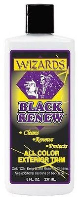 Wizards 66309 Black Renew 8oz Bottle - Kustom Paint Supply