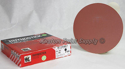 INDASA 800 Grit 6'' Sticky Back DA Sandpaper Rhynostick 600-800 (100 Sheets/Box) - Kustom Paint Supply