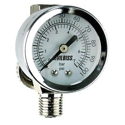 DeVILBISS 803236 Air Adjustable Valve & Gauge 100PSI HAV-512 - Kustom Paint Supply