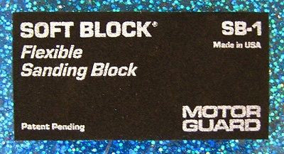 Motor Guard SB-1 Soft Block Flexible Sanding Block - Kustom Paint Supply