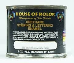 House of Kolor U32 Lime Green Striping & Lettering Enamel 4oz - Kustom Paint Supply