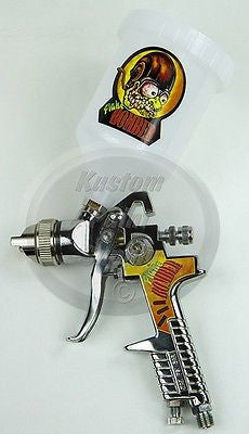 Lil' Daddy Roth Metal Flake HVLP Spray Gun - Flake Bomber - 2.5mm Tip - Kustom Paint Supply