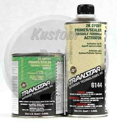 TRANSTAR 6134 6144 2k Epoxy Gray Primer / Sealer 1Qt Kit - Kustom Paint Supply