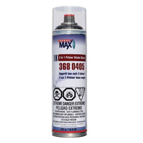 SprayMax 3 in 1 Primer Matte Black 3680405