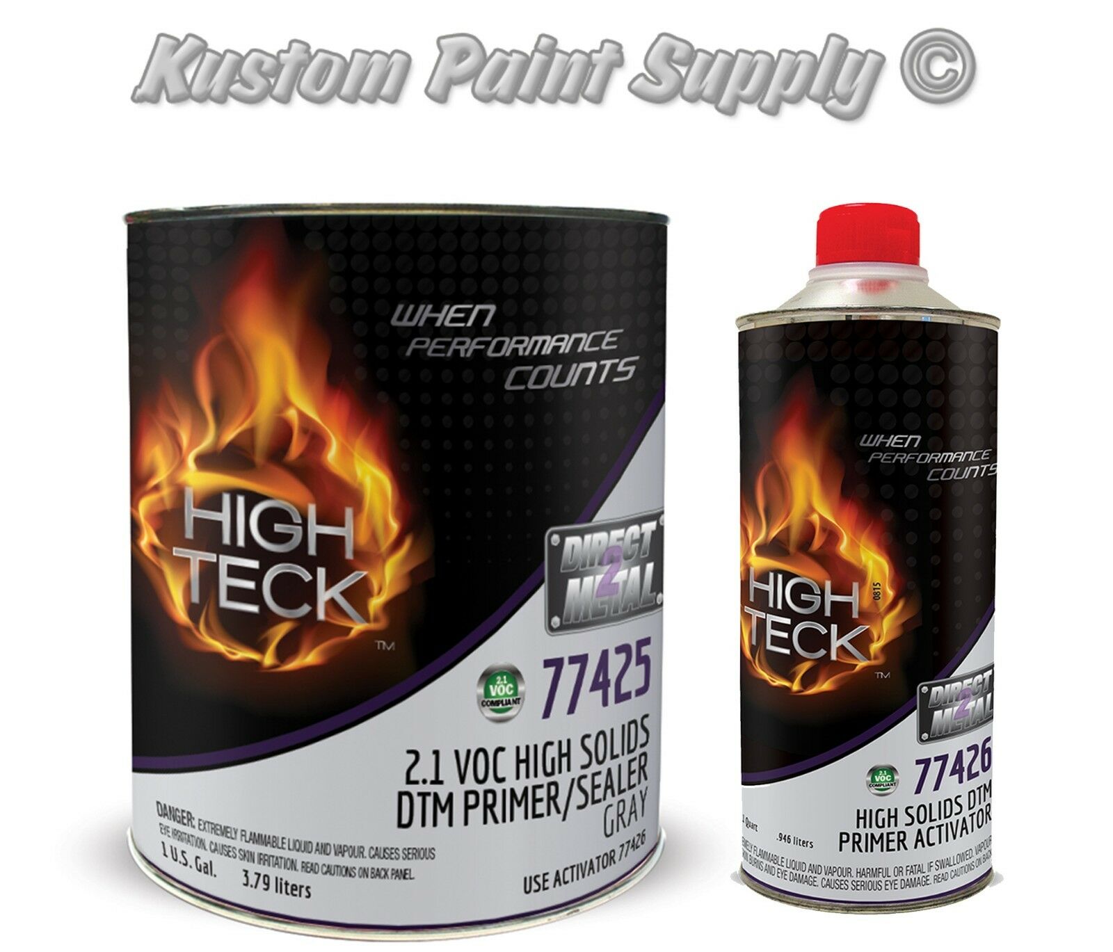 High Teck High Solids DTM Primer / Sealer WHITE 2.1 VOC GALLON KIT 77423
