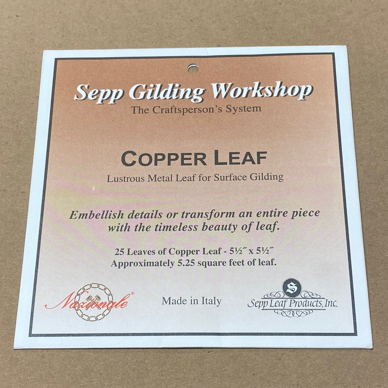 SEPP GILDING N2135 COPPER LEAF