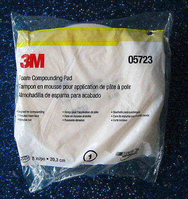 3M 05723 Perfect-It Single Sided Foam Compounding Pad Flat Back - Kustom Paint Supply