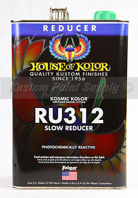 House of Kolor RU312 Kosmic Kolor  Slow Dry Reducer  1 Gallon - Kustom Paint Supply