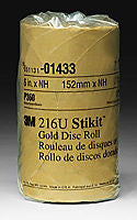 3M 01434 Stikit 400 Grit Gold Abrasive Disc - Kustom Paint Supply