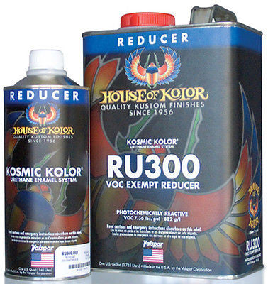 House of Kolor  RU300 V.O.C. Exempt Urethane Reducer 1 Gallon - Kustom Paint Supply
