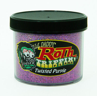 2oz - Lil' Daddy Roth Metal Flake Trippin' Series - Twisted Purple - Kustom Paint Supply