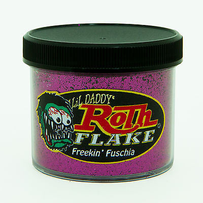 Lil' Daddy Roth Metal Flake Standard Series  Freekin' Fuschia 2oz - Kustom Paint Supply