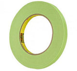 3M 26332 1/2'' Scotch  Performance Masking Tape 233+ - Green  1 Case/48 Rolls - Kustom Paint Supply