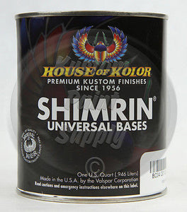 House of Kolor PBC44 Snowhite Pearl Shimrin Basecoat 1 Quart - Kustom Paint Supply