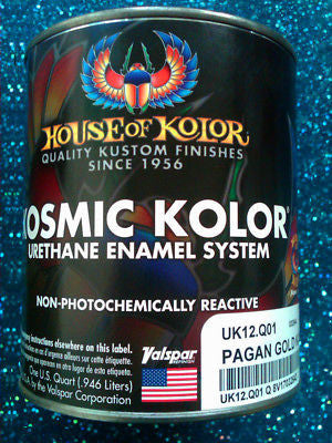 House of Kolor UK12 Kandy Pagan Gold Kosmic Kolor 1 Quart - Kustom Paint Supply