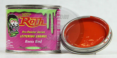 1/4 Pint - Lil' Daddy Roth Pinstriping Enamel - Reno Red - Kustom Paint Supply