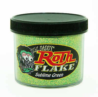 Lil' Daddy Roth Metal Flake Standard Series  Sublime Green 2oz - Kustom Paint Supply
