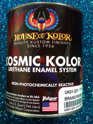 House of Kolor UK01 Kandy Brandywine Kosmic Kolor 1 Quart – Kustom Paint  Supply